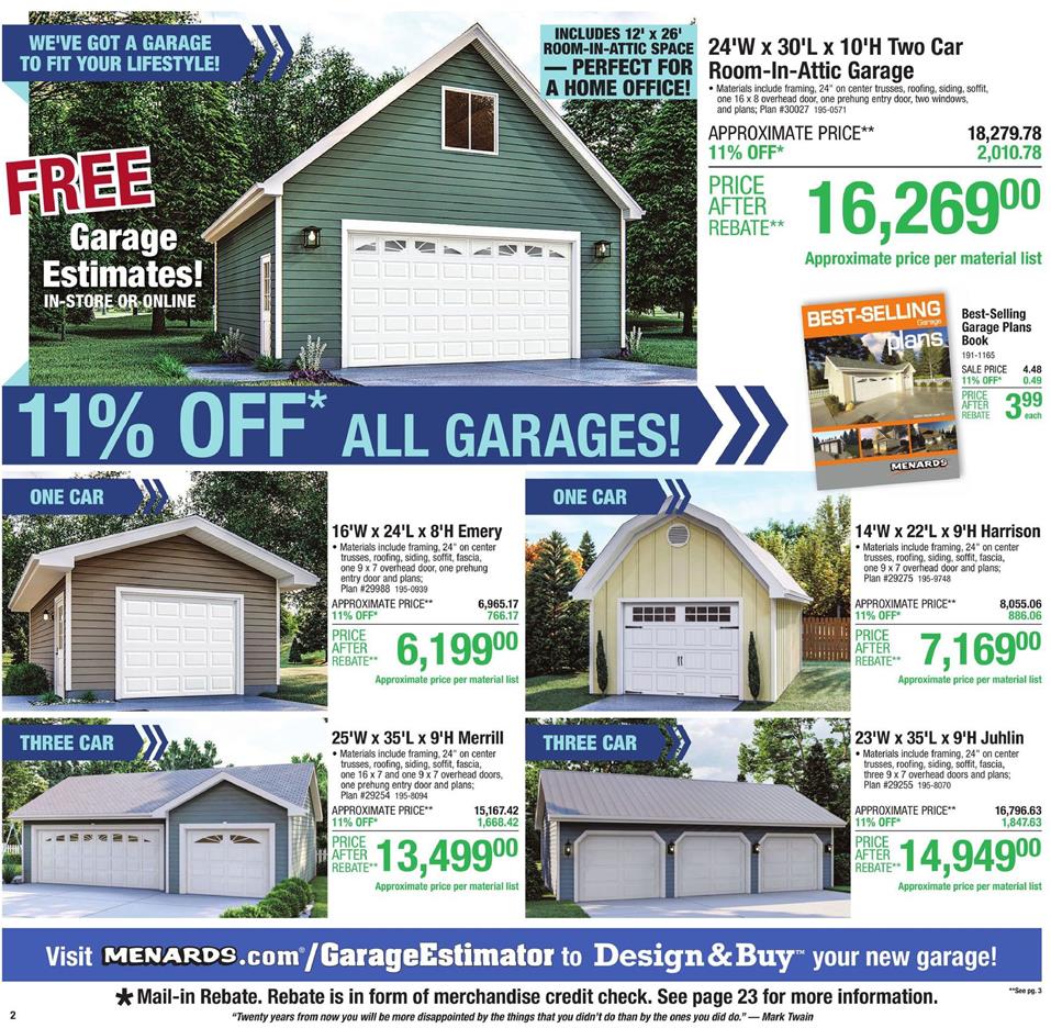 Menards Ad