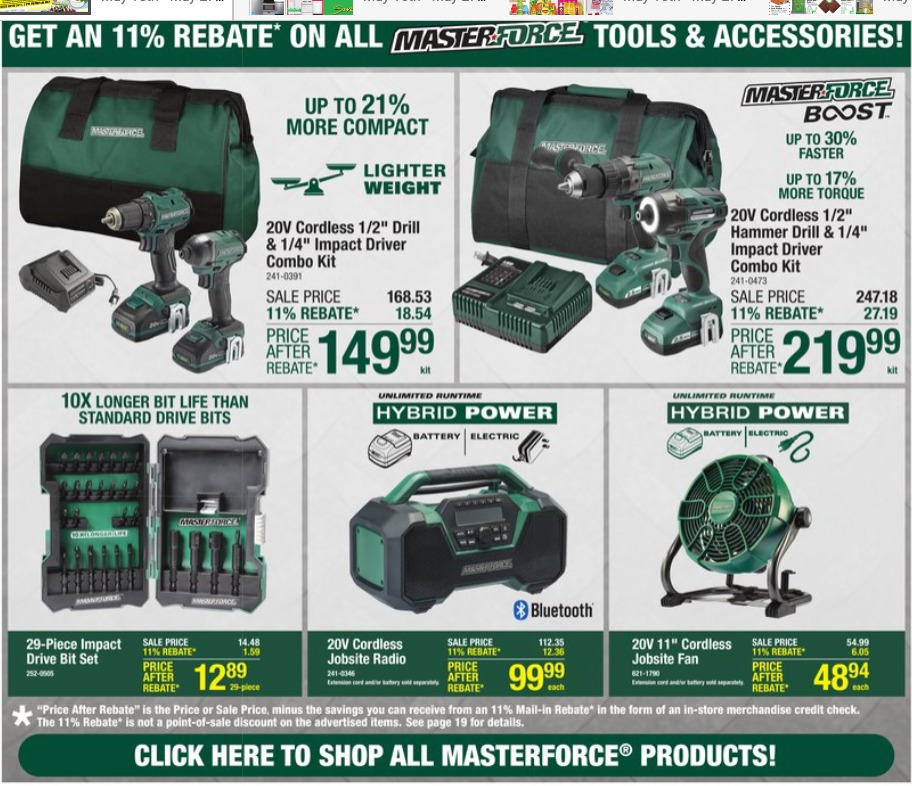 Menards Ad page 19