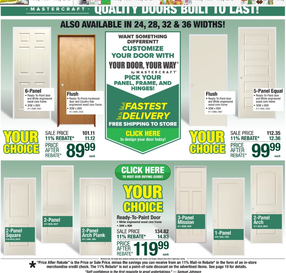 Menards Ad page 21