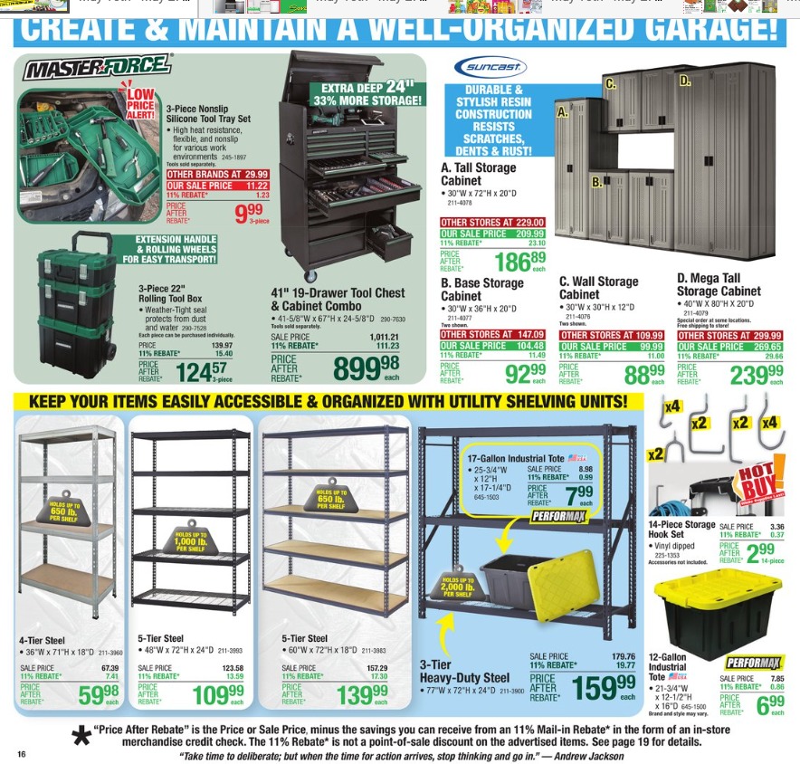 Menards Ad page 22