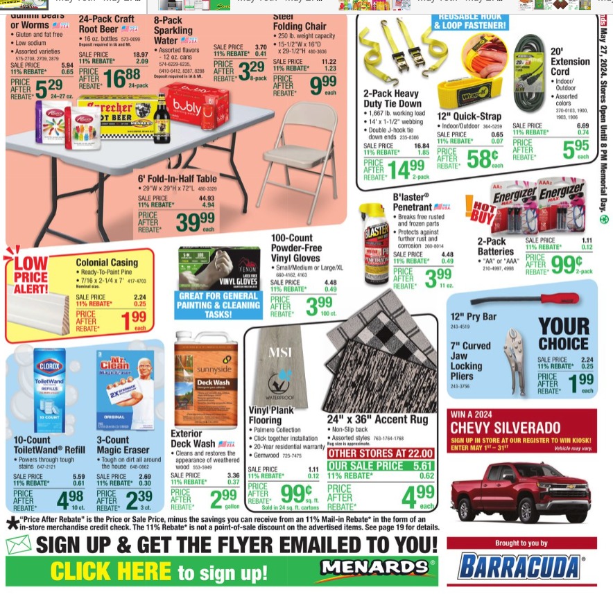Menards Ad page 29
