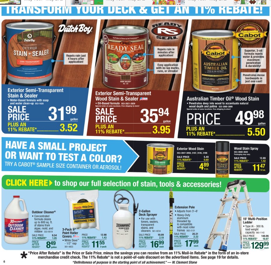 Menards Ad page 9