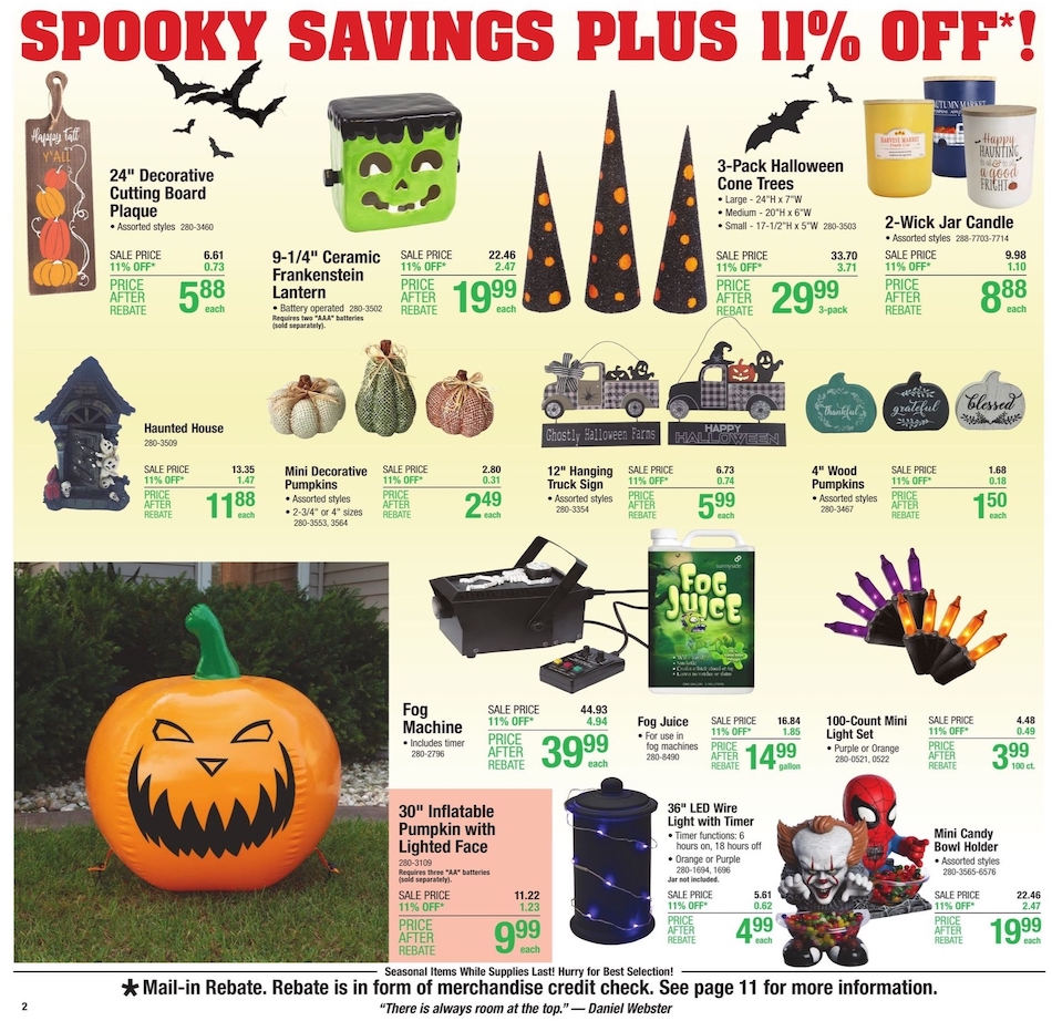 Menards Ad