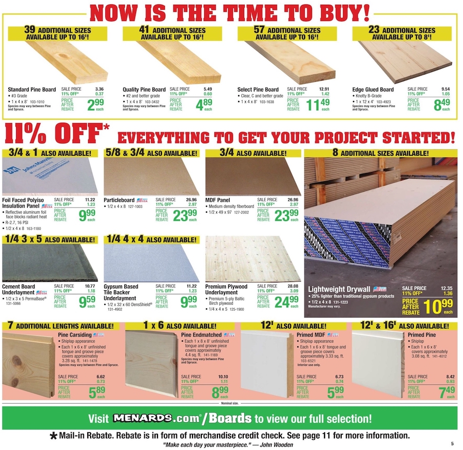 Menards Ad page 8