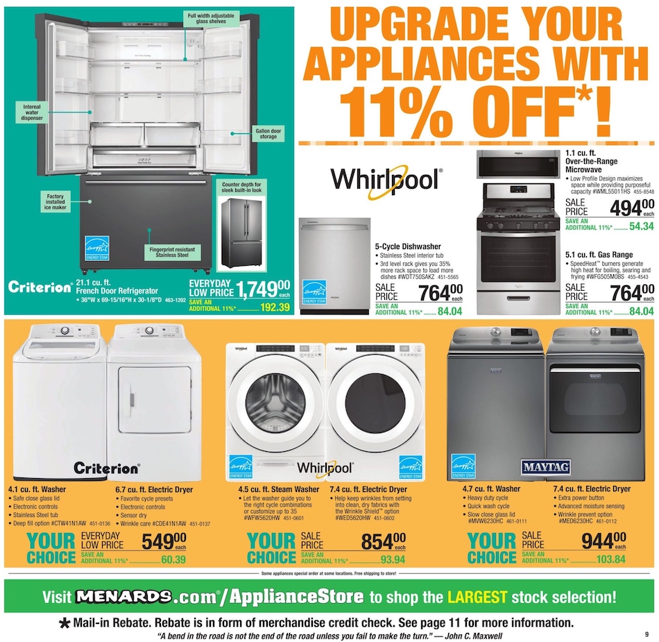 Menards Ad page 10