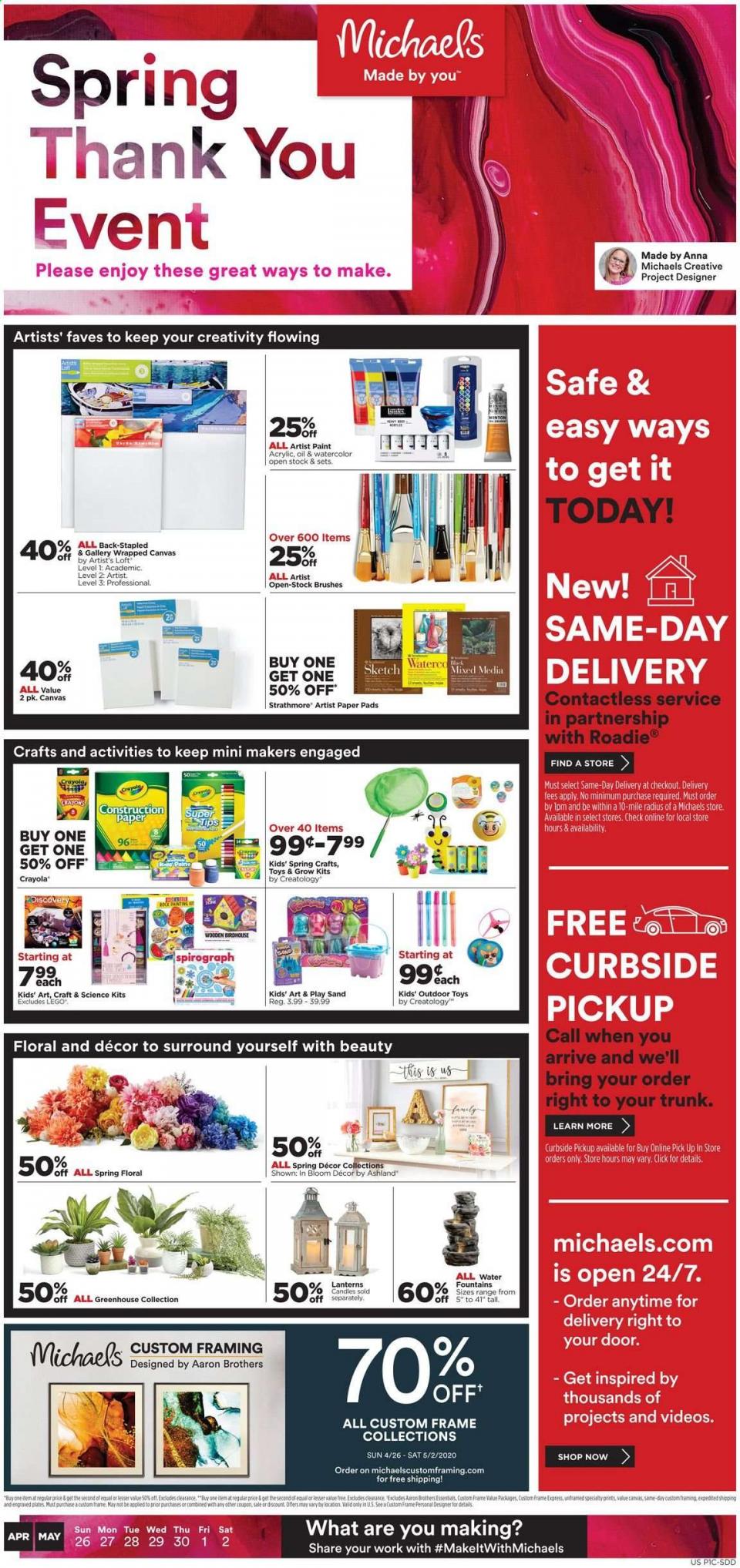 Michaels Weekly Ad