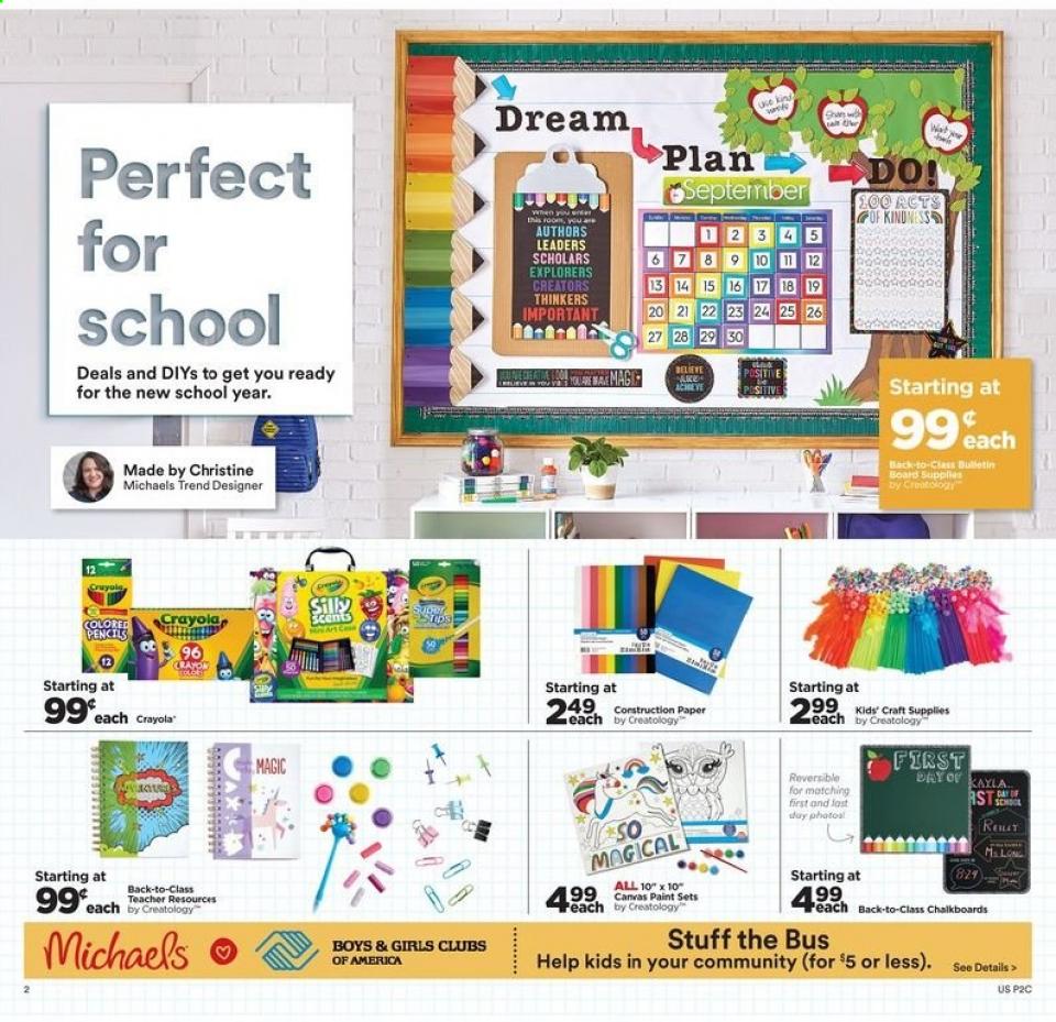 Michaels Ad Aug 2 - 8, 2020 | WeeklyAds2