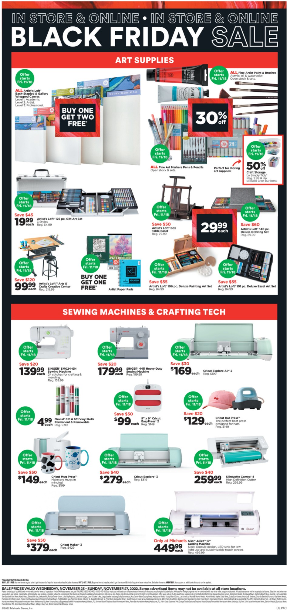 Michaels Black Friday Ad 2022 | WeeklyAds2