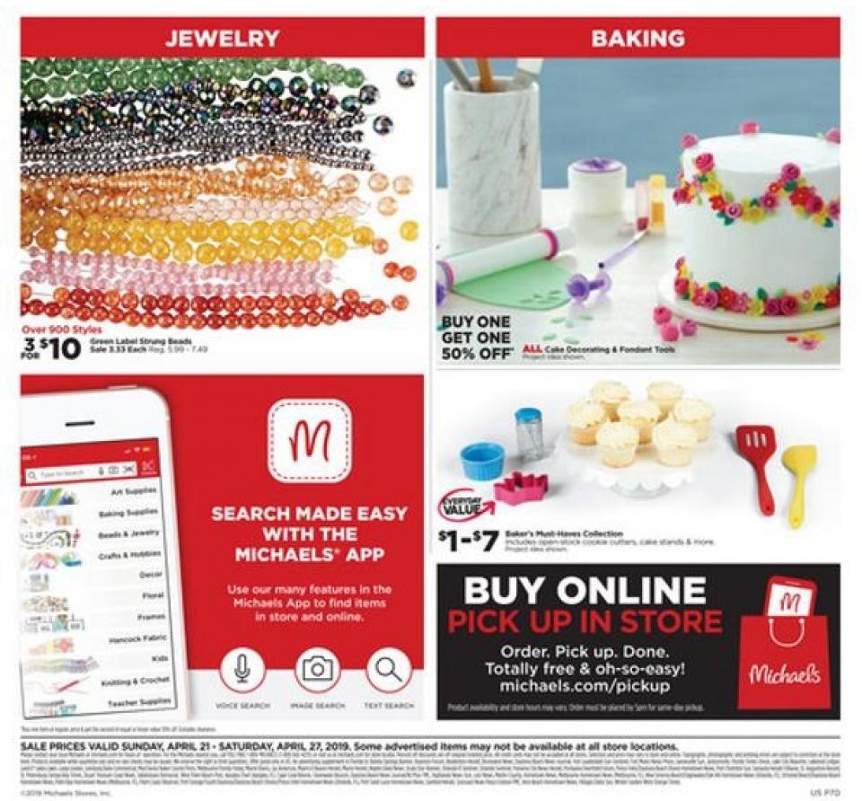 Michaels Weekly Ad Apr 21 - 27, 2019 | WeeklyAds2