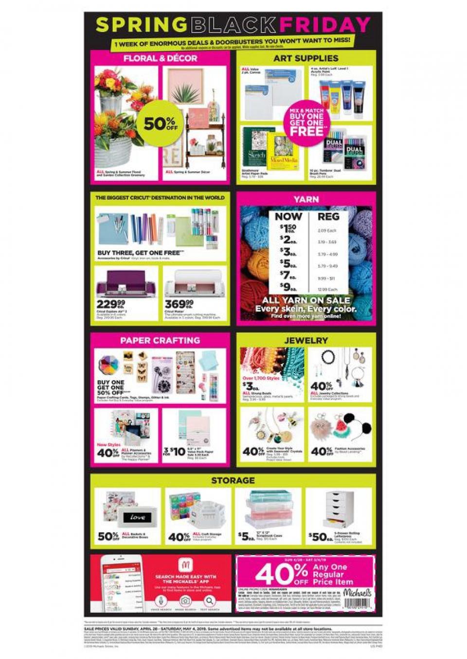 Michaels Weekly Ad Apr 28 - May 4, 2019 | WeeklyAds2