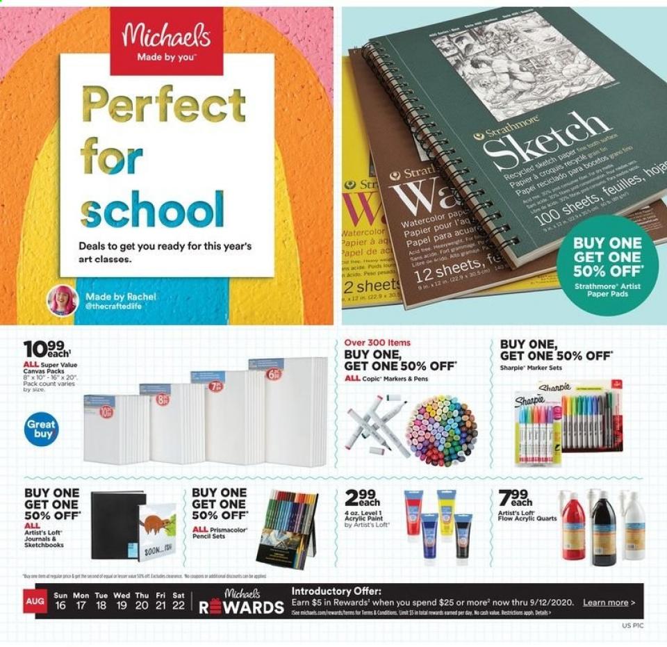 Michaels Weekly Ad Aug 16 - 22, 2020 | WeeklyAds2