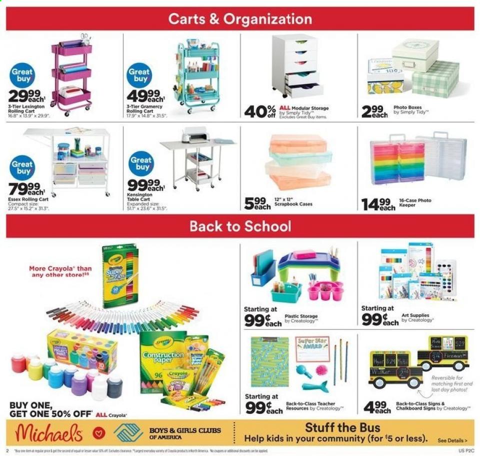 Michaels Weekly Ad Aug 23 - 29, 2020 | WeeklyAds2