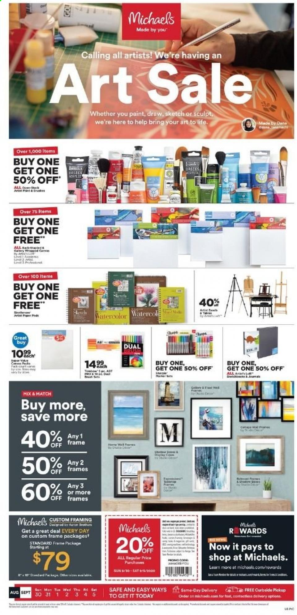 Michaels Weekly Ad Aug 30 - Sep 5, 2020 | WeeklyAds2