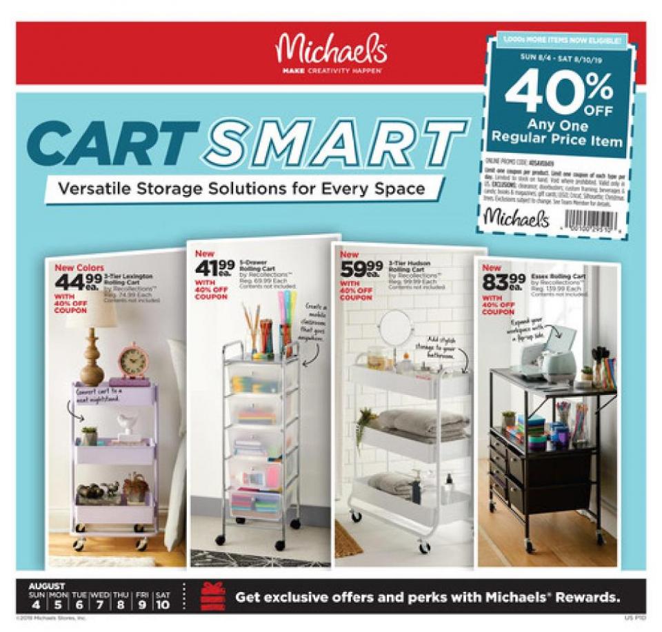 Michaels Weekly Ad Aug 4 - 10, 2019 | WeeklyAds2