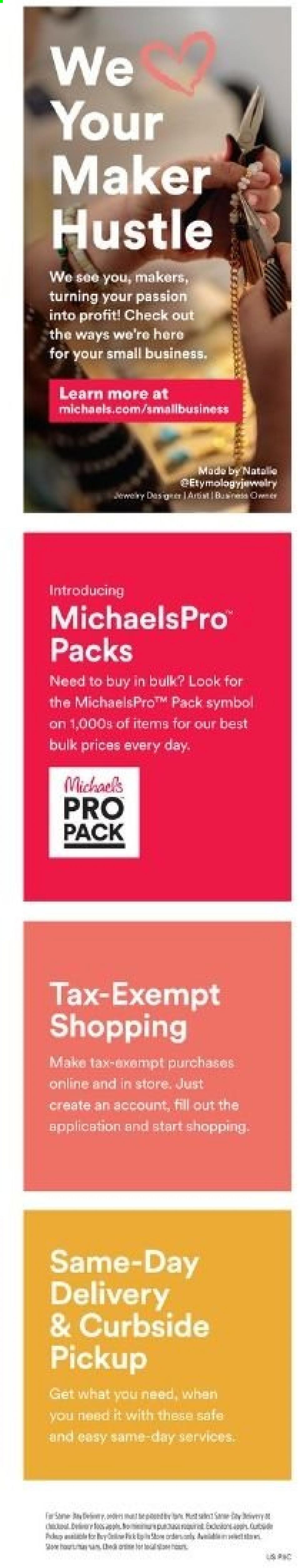 Michaels Weekly Ad Aug 9 - 15, 2020 | WeeklyAds2