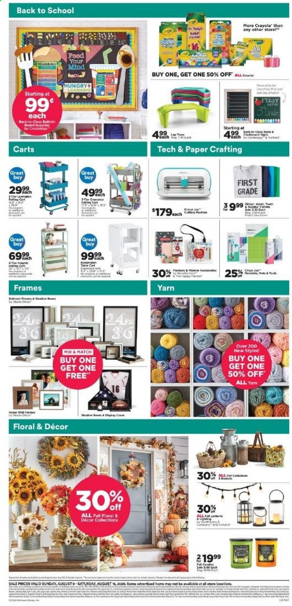 Michaels Weekly Ad Aug 9 - 15, 2020 | WeeklyAds2