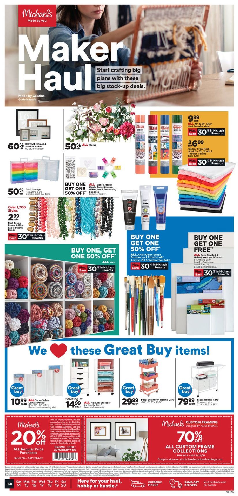 Michaels Weekly Ad Feb 14 - 20, 2021 | WeeklyAds2