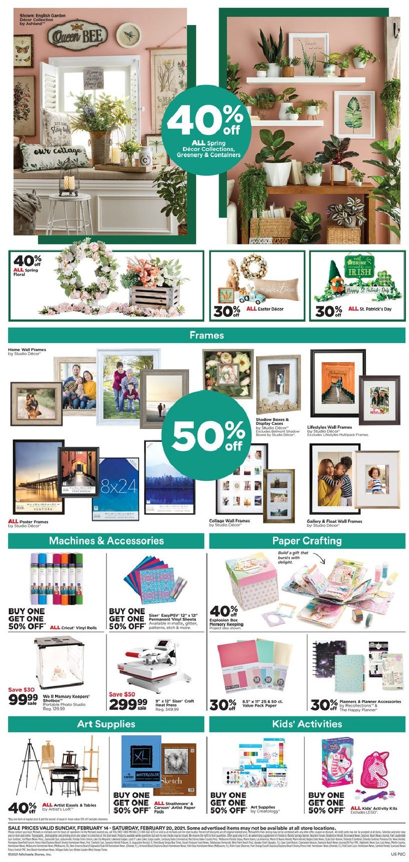 Michaels Weekly Ad Feb 14 - 20, 2021 | WeeklyAds2