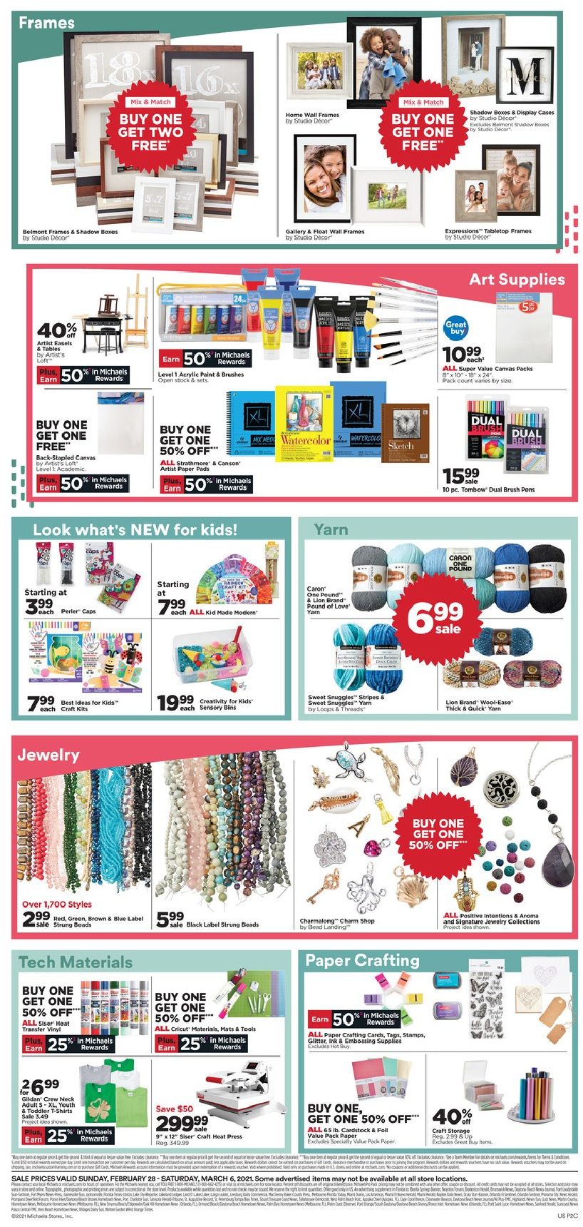 Michaels Weekly Ad Feb 28 - Mar 6, 2021 | WeeklyAds2