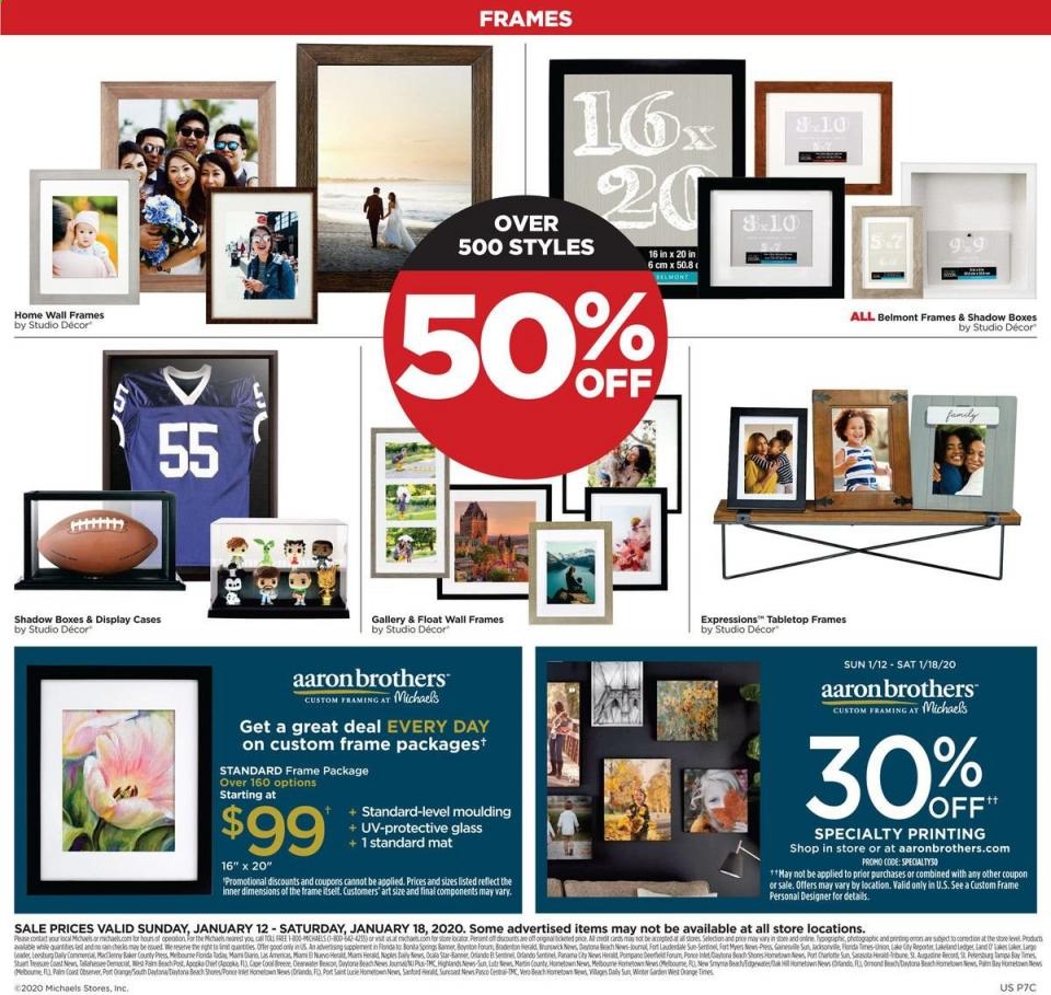 Michaels Weekly Ad Jan 12 - 18, 2020 page 7