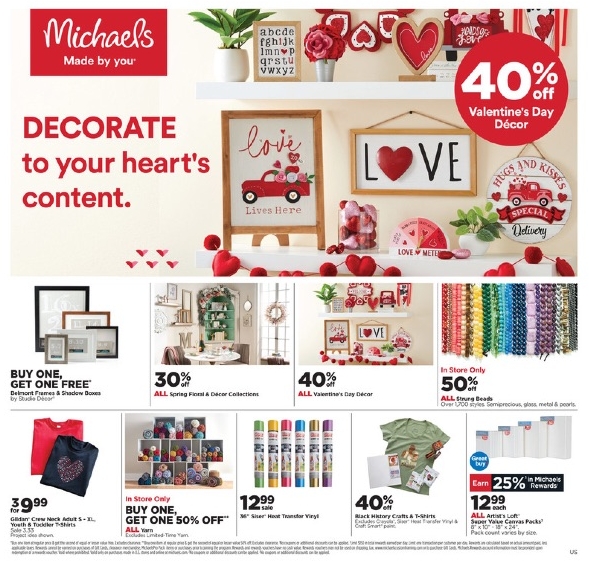 Michaels Weekly Ad Jan 30 - Feb 5, 2022 | WeeklyAds2