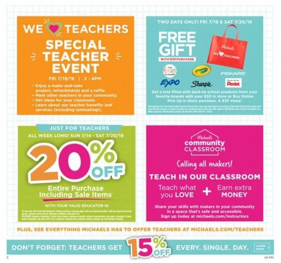 Michaels Weekly Ad Jul 14 - 20, 2019 | WeeklyAds2