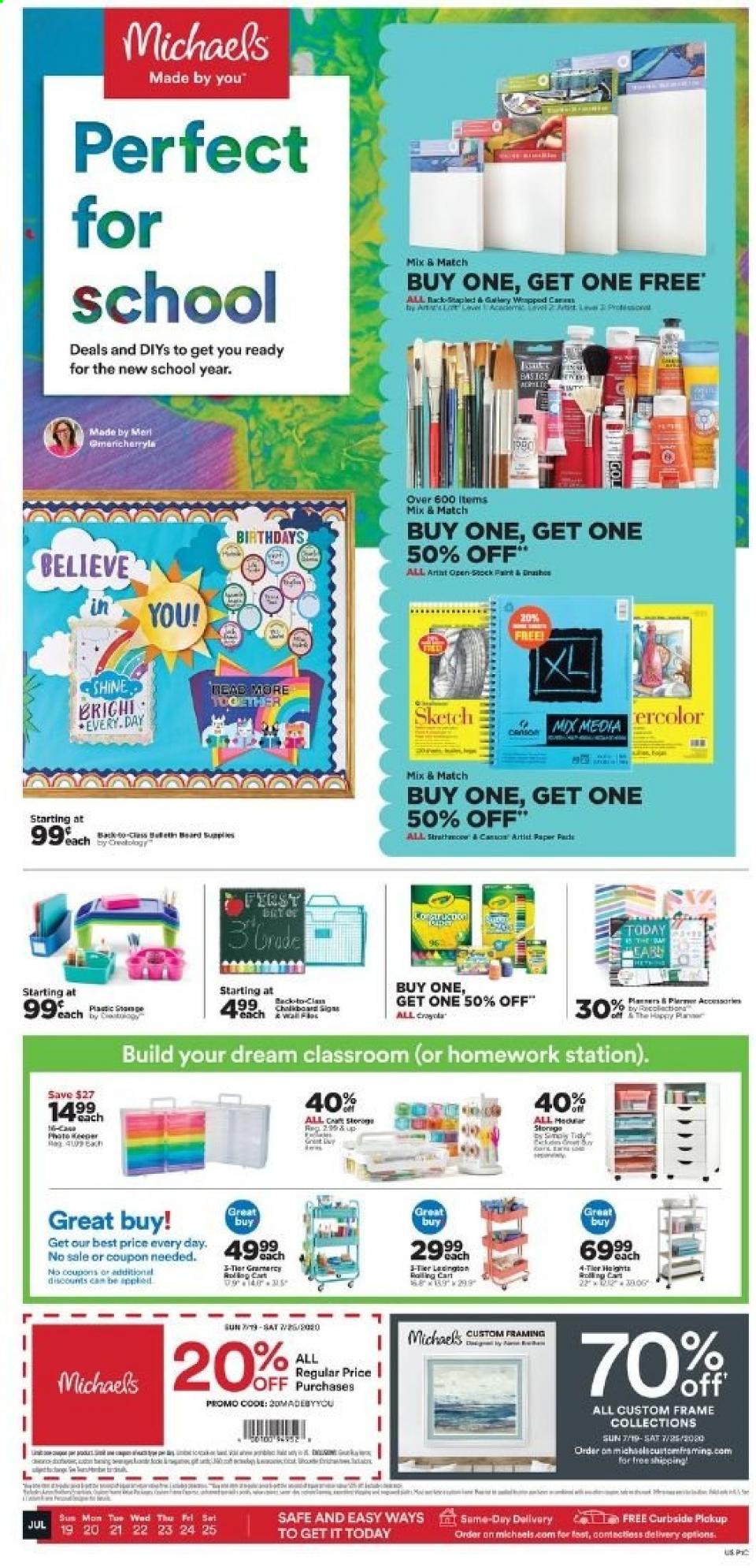 Michaels Weekly Ad Jul 19 - 25, 2020 | WeeklyAds2