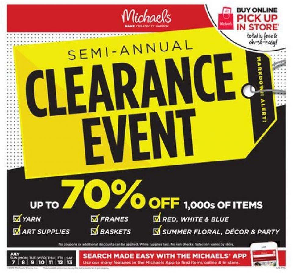 Michaels Weekly Ad