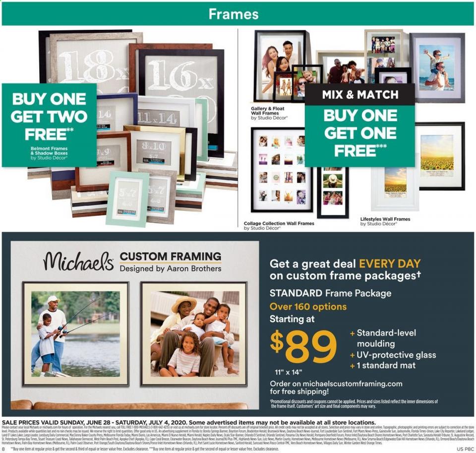 Michaels Weekly Ad Jun 28 - Jul 4, 2020 | WeeklyAds2