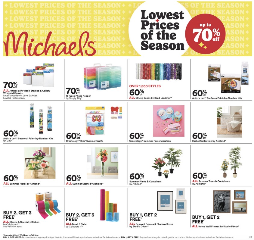 Michaels Weekly Ad Jun 7 - 16, 2024 | WeeklyAds2
