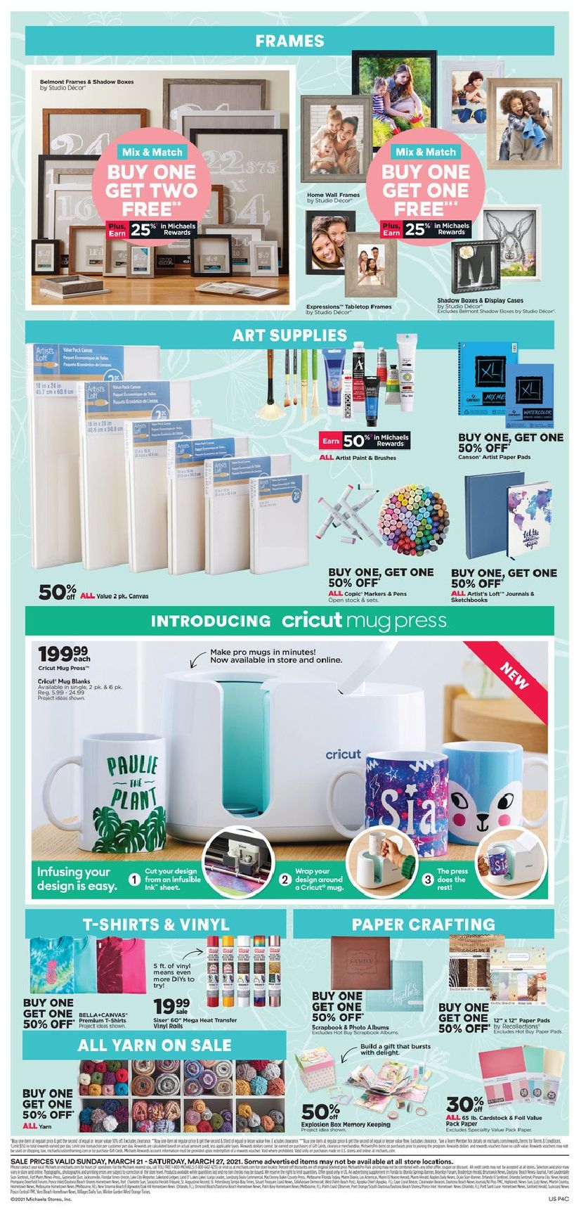 Michaels Weekly Ad Mar 21 - 27, 2021 | WeeklyAds2