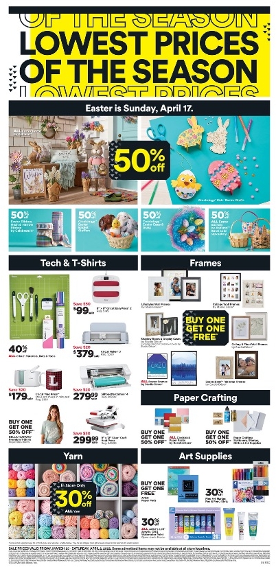 Michaels Weekly Ad Mar 25 - Apr 2, 2022 | WeeklyAds2