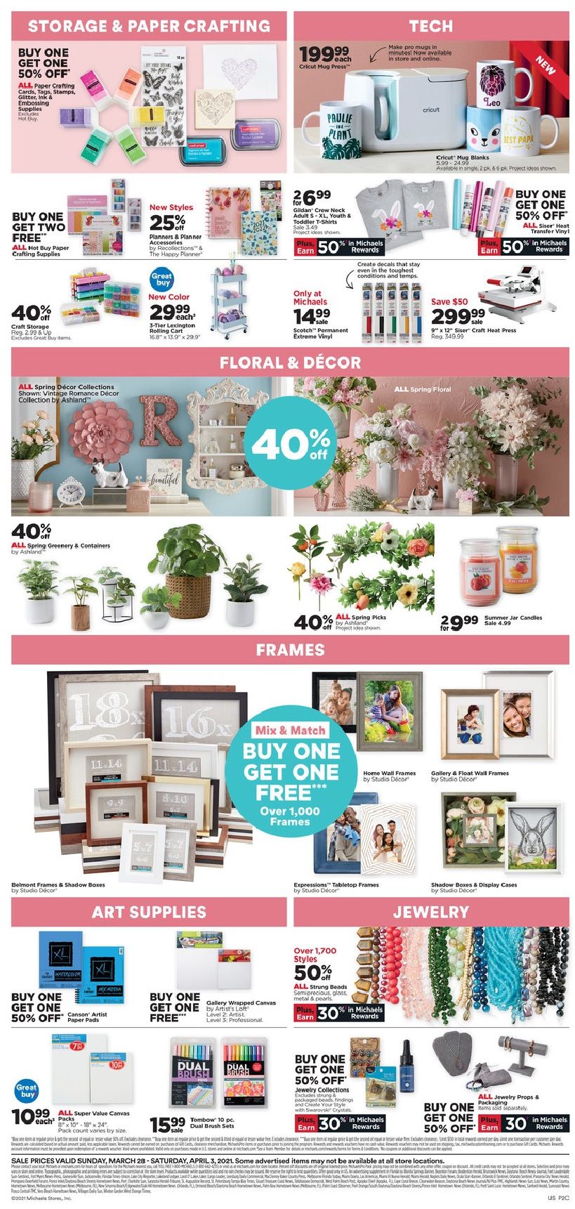 Michaels Weekly Ad Mar 28 - Apr 3, 2021 | WeeklyAds2
