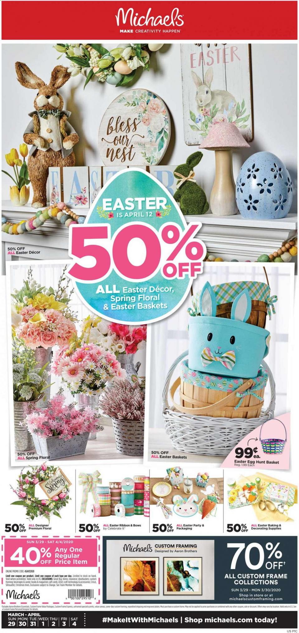 Michaels Weekly Ad Mar 29 - Apr 4, 2020 | WeeklyAds2