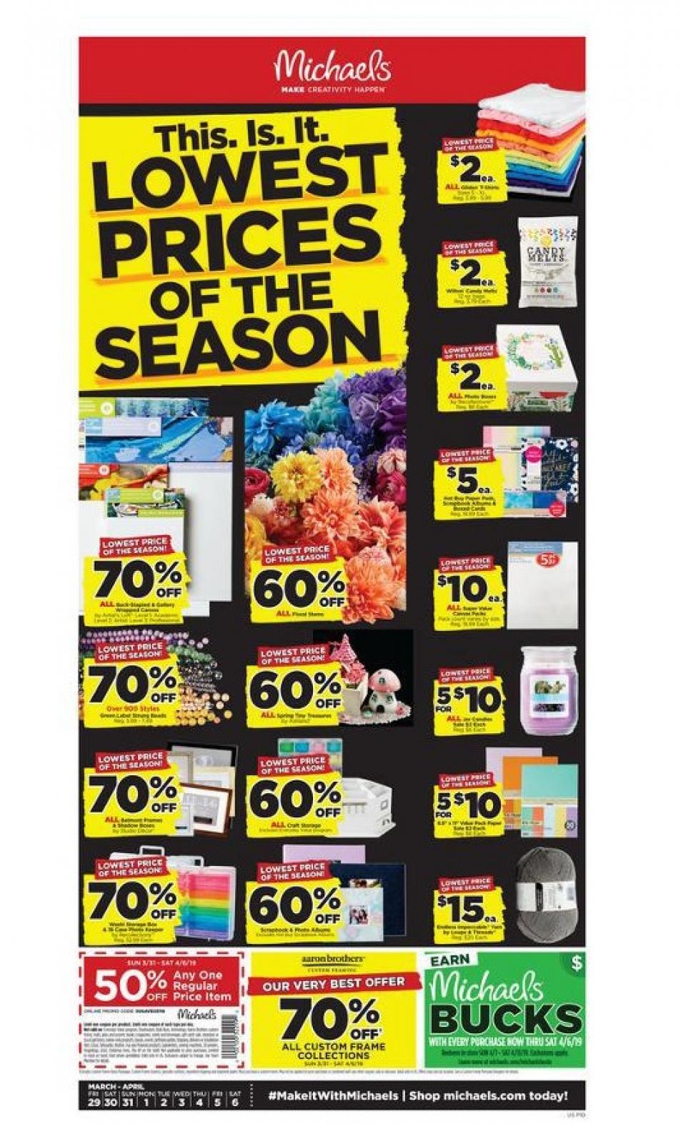 Michaels Weekly Ad