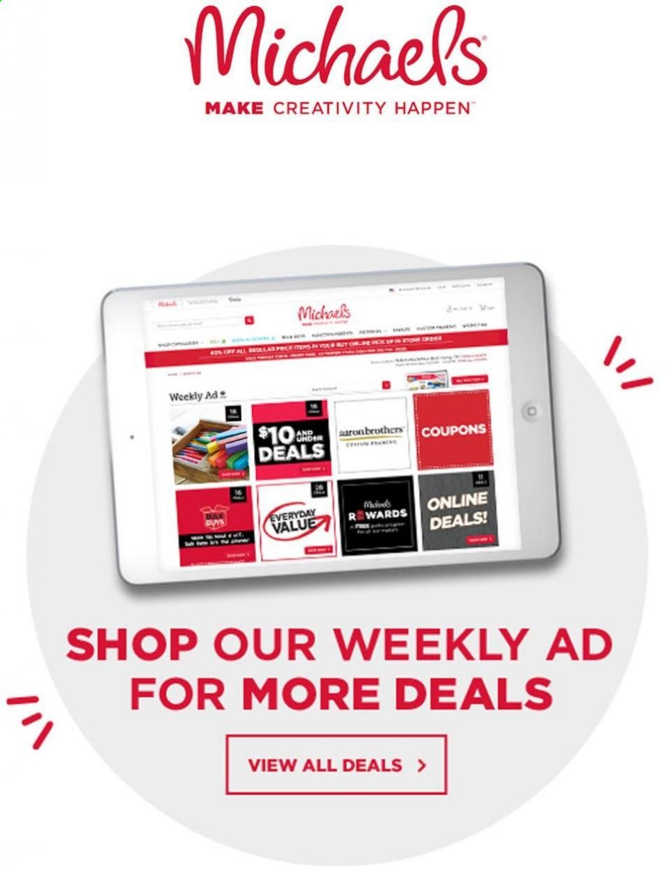 Michaels Weekly Ad May 10 - 16, 2020 | WeeklyAds2