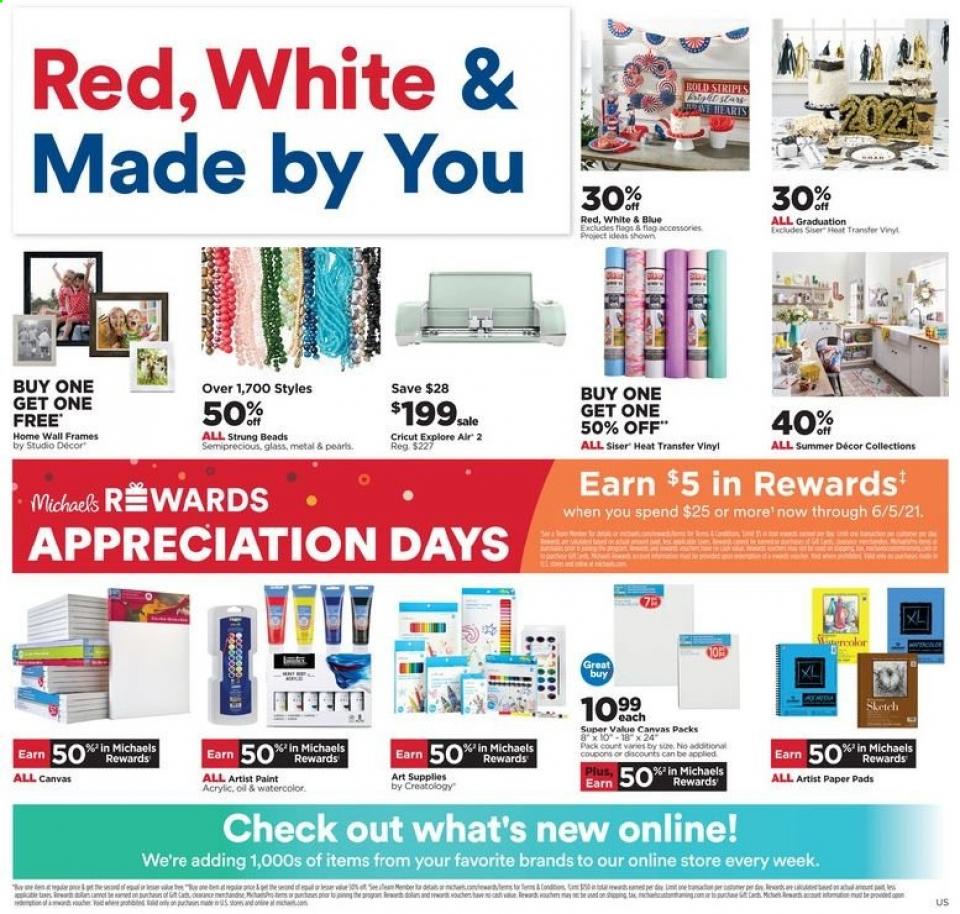 Michaels Weekly Ad May 23 - 29, 2021 | WeeklyAds2