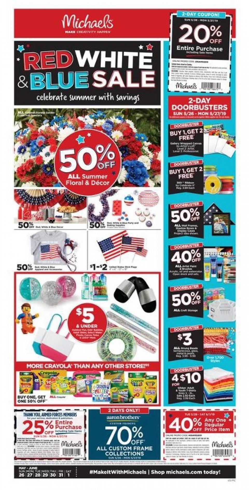 Michaels Weekly Ad May 26 - Jun 1, 2019 | WeeklyAds2