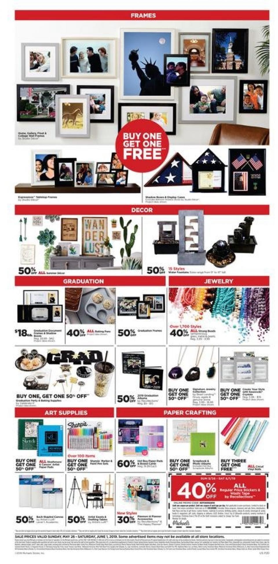 Michaels Weekly Ad May 26 - Jun 1, 2019 | WeeklyAds2