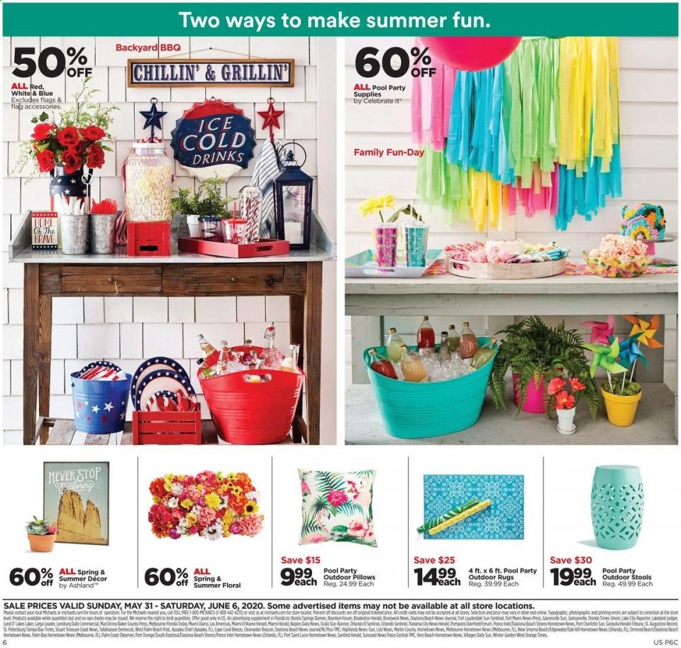 Michaels Weekly Ad May 31 - Jun 6, 2020 | WeeklyAds2