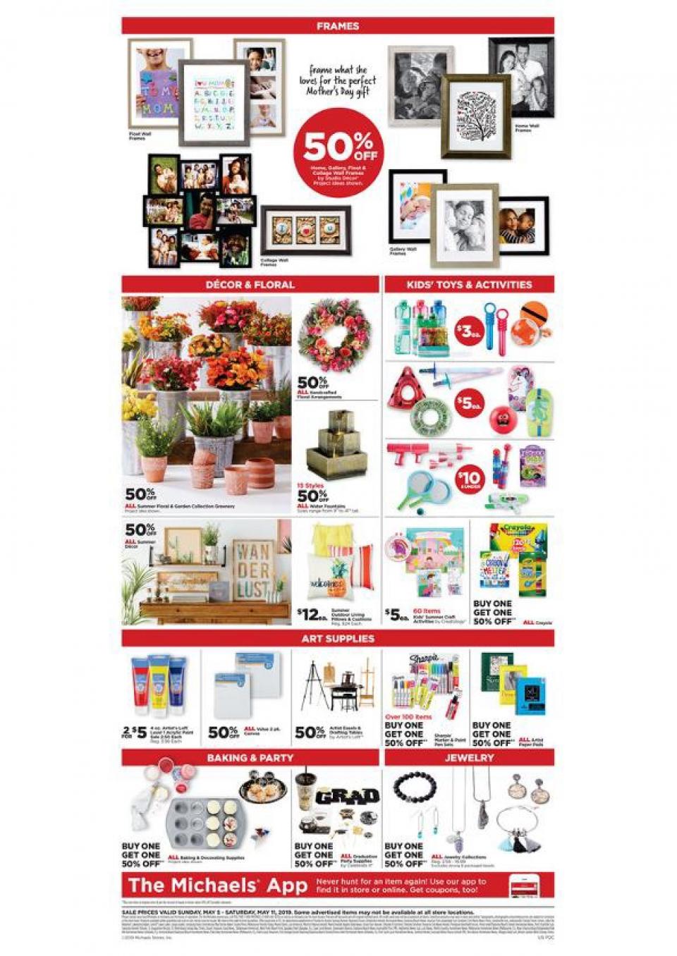 Michaels Weekly Ad May 5 - 11, 2019 | WeeklyAds2