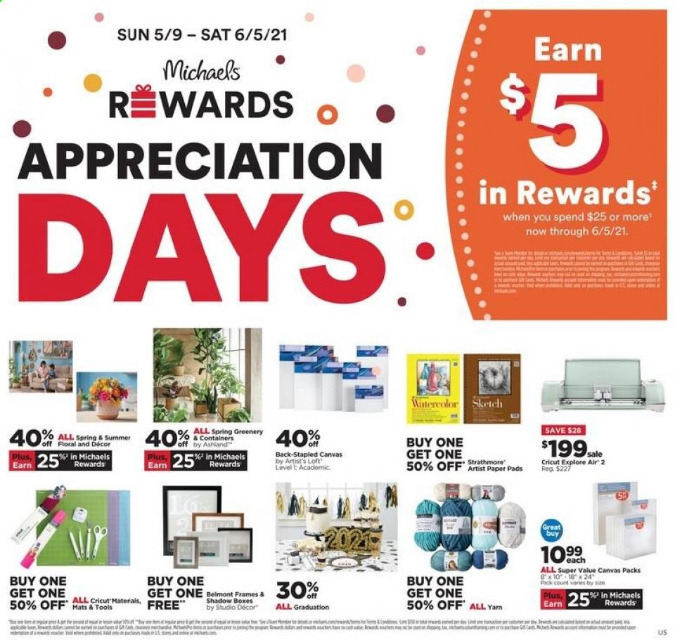 Michaels Weekly Ad May 9 - Jun 5, 2021 | WeeklyAds2
