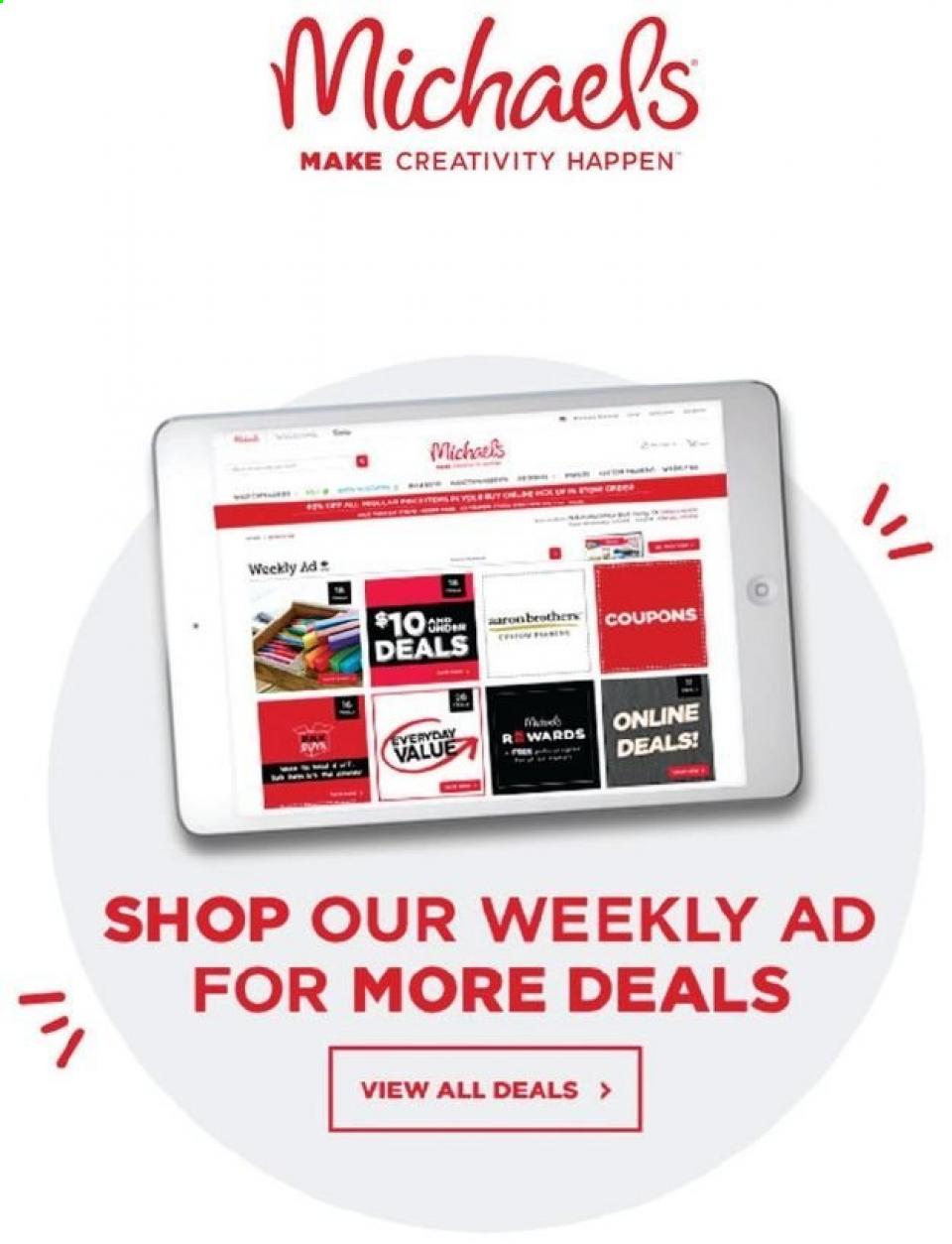 Michaels Weekly Ad Oct 11 - 17, 2020 | WeeklyAds2