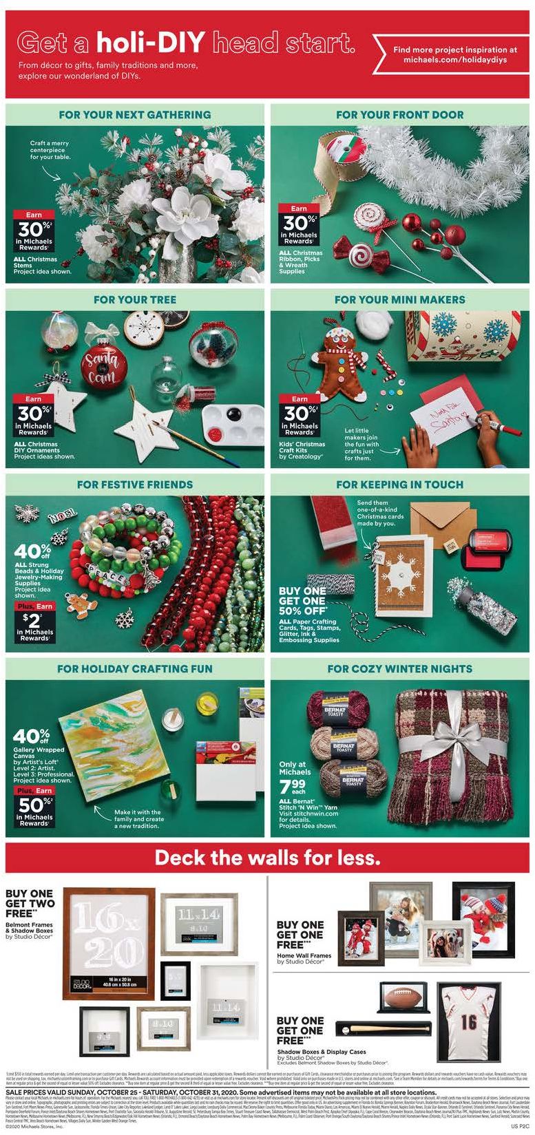 Michaels Weekly Ad Oct 25 - 31, 2020 | WeeklyAds2