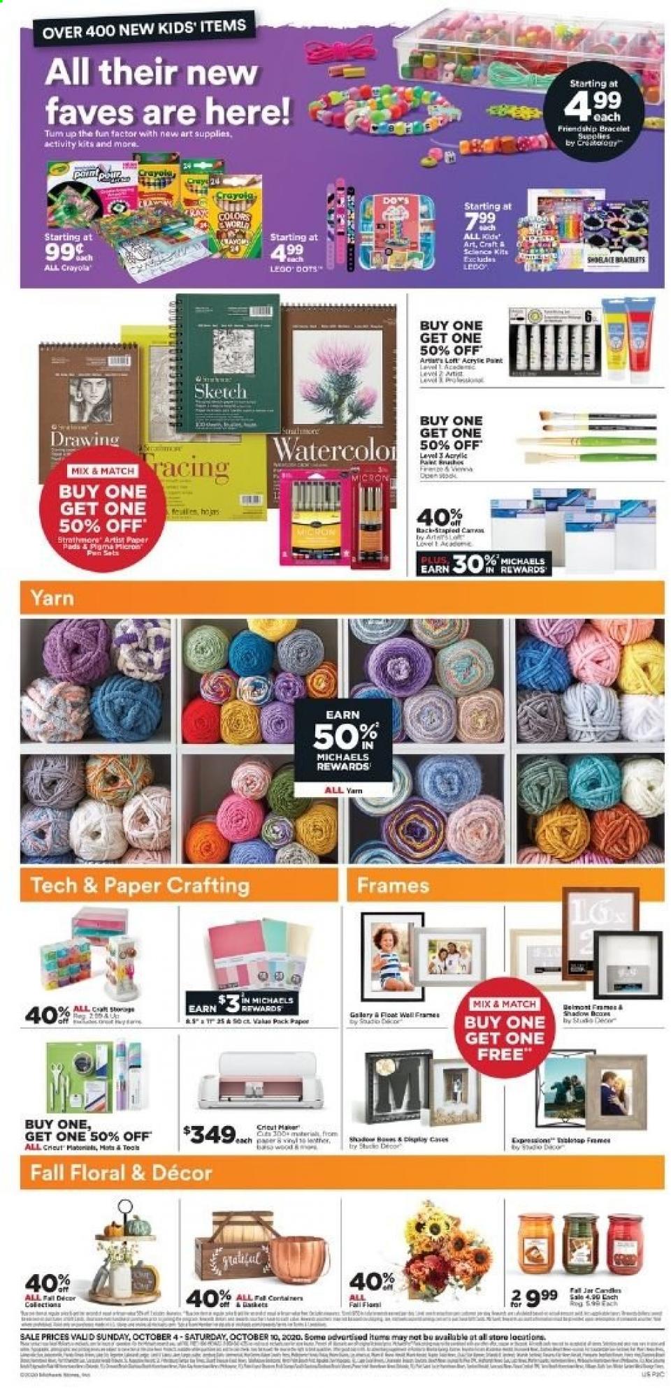 Michaels Weekly Ad Oct 4 - 10, 2020 | WeeklyAds2