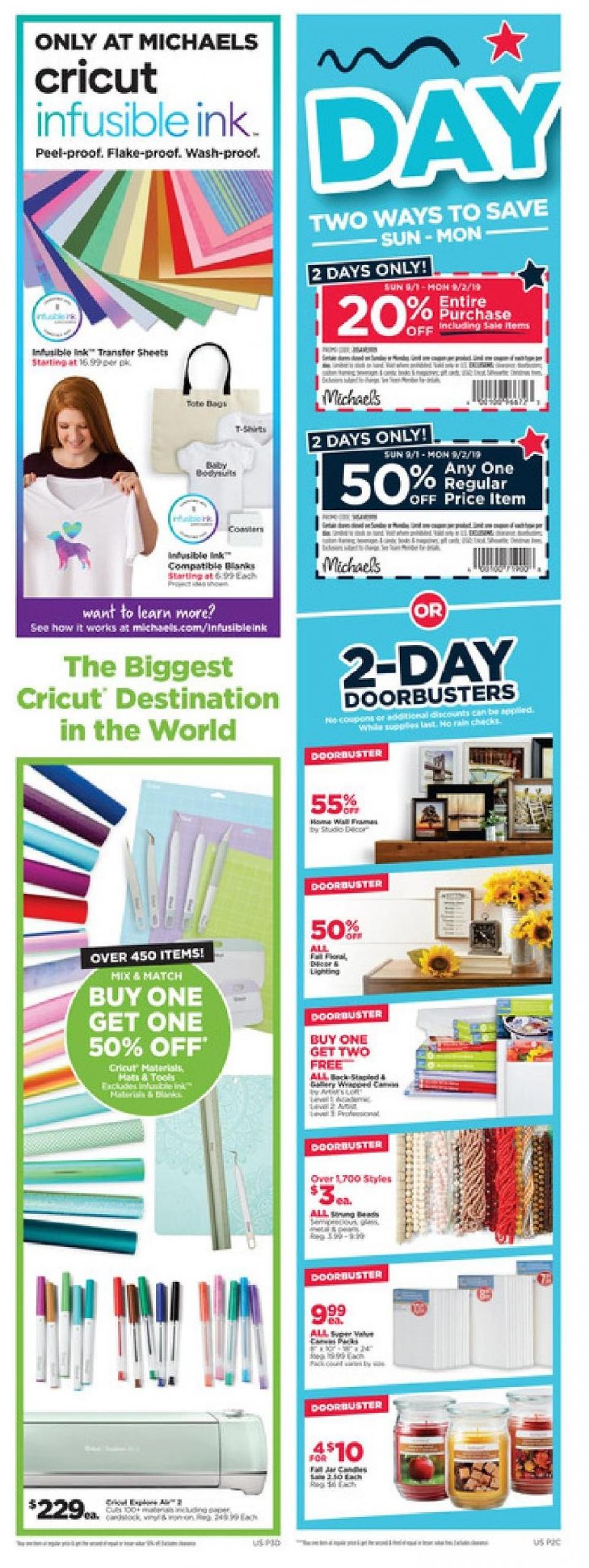 Michaels Weekly Ad Sep 1 - 7, 2019 | WeeklyAds2