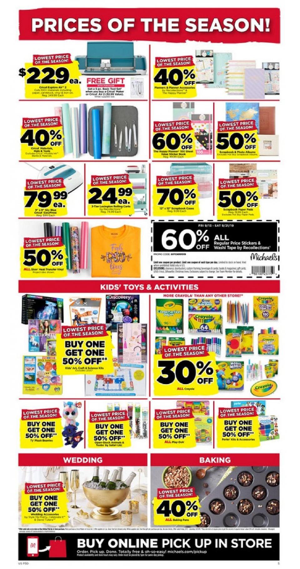 Michaels Weekly Ad Sep 13 - 21, 2019 | WeeklyAds2