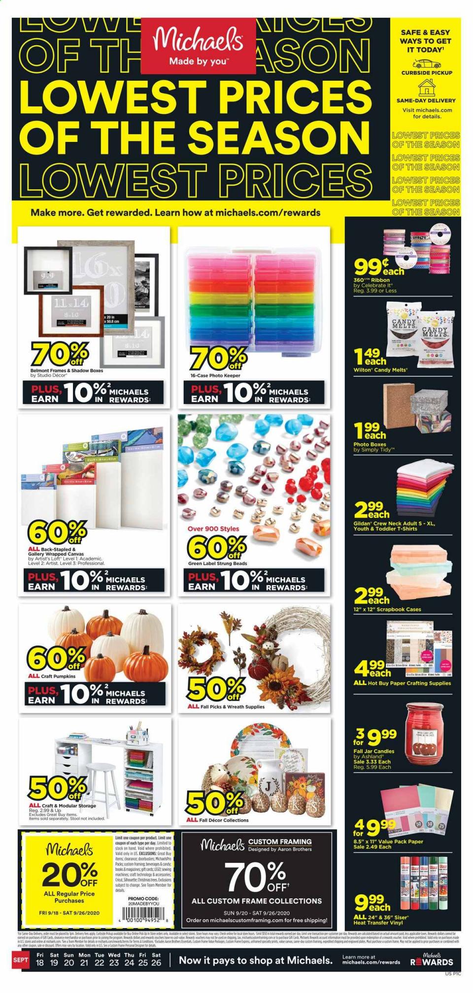 Michaels Weekly Ad Sep 18 - 26, 2020 | WeeklyAds2