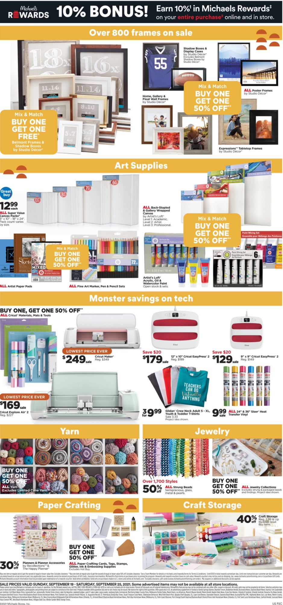 Michaels Weekly Ad Sep 19 - 25, 2021 | WeeklyAds2