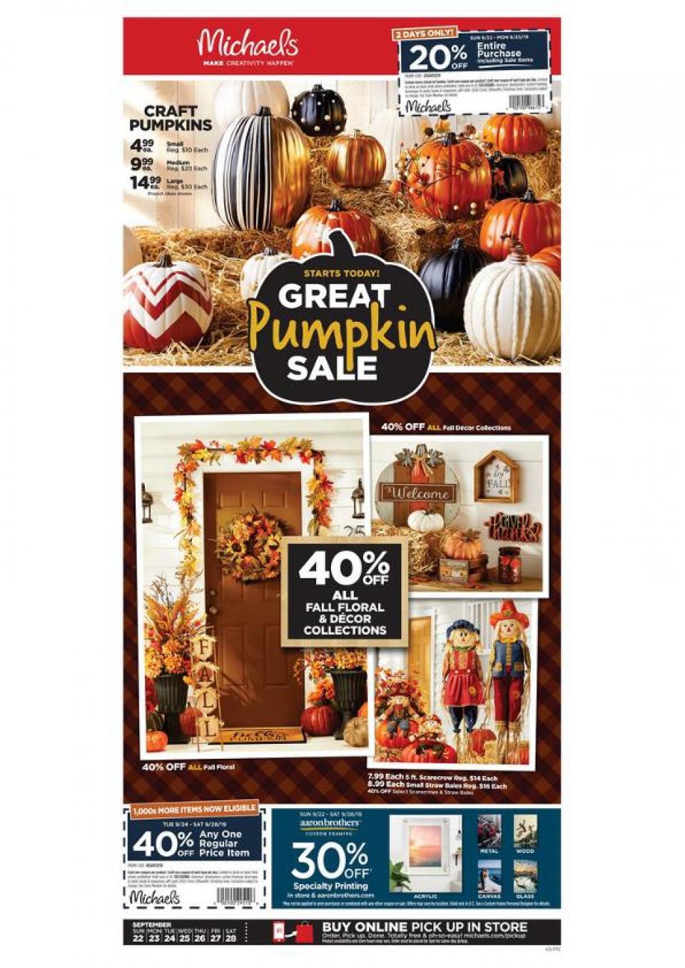 Michaels Weekly Ad Sep 22 - 28, 2019 | WeeklyAds2